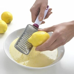 Metaltex Stainles Steel Grater Cheese Vegetable Lemon Zester Nutmeg Kitchen Tool - Picture 1 of 2