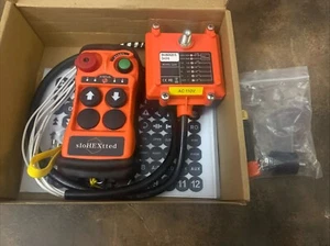 4 Button Wireless Crane Remote Control Kit 12-24V Radio Transmitter DC - Picture 1 of 13