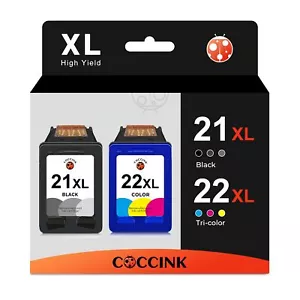 21XL 22XL Printer Ink Cartridge Replacement for HP Deskjet F335 F380 F4180 F2... - Picture 1 of 6