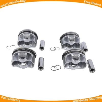 4x Pistons & Rings Set CR 10.2 For BMW 330i 430i 530e F56 G20 G30 B46 B48 2.0 Foto 1 de 4