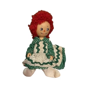 VINTAGE MINI 6" RAGGEDY ANN PUPPE BOBBS MERRILL HONG KONG - Bild 1 von 5
