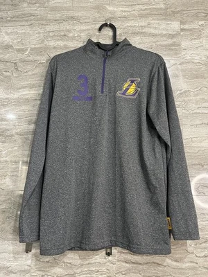 Camisa Pullover Lakers NBA 1/4 Cremallera Anthony # 3 Davis Gris Talla: Niños XL 18-20 Foto 1 de 4