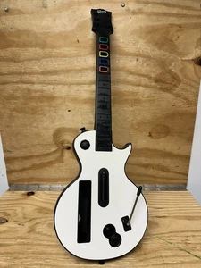 Nintendo Wii Guitar Hero Wireless Controller Gibson Les Paul | White  - Picture 1 of 9