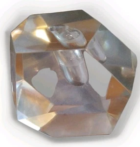 Orchid Bud  Vase Timo Sarpaneva Littala Clear Crystal Faceted  Vintage Finland - Picture 1 of 8