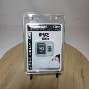 Patriot Memory Signature 4GB Micro Sd HC 3 Class 6 SD CARD New - Picture 1 of 4