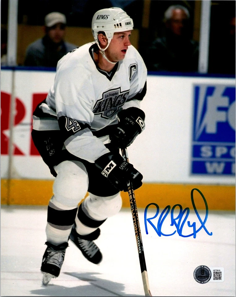 ROB BLAKE SIGNED 8X10 PHOTO BECKETT BAS COA LOS ANGELES KINGS 10 - Image 1 of 1