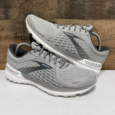 Brooks Adrenaline GTS 21 - Gris Blanco - Mujer Talla 11 - 1203291B061 Foto 1 de 4