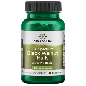 Swanson Black Walnut Hulls 500 mg 60 Capsules - Picture 1 of 6