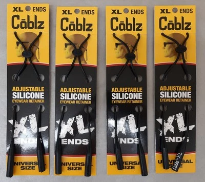 Retenedor de gafas de silicona ajustable Cablz XL extremos universal tamaño 127298211 Foto 1 de 4