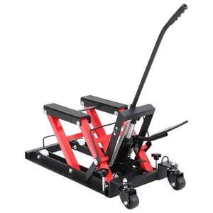 Heavy Duty Motorcycle Lift Jack 1500lbs Steel Hydraulic ATV Hoist Stand Table - Bild 1 von 8