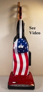 Rare Riccar Radiance RAD.6 Red White & Blue Flag ~ Upright Vacuum Cleaner ~ USA - Picture 1 of 24