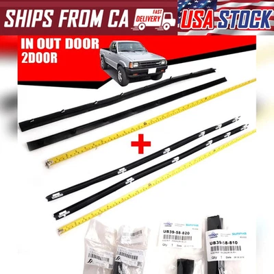 Inner Outer Door Belt Weatherstrip Seal For MAZDA B2000 B2200 B2600 1985-98 - Image 1 of 4