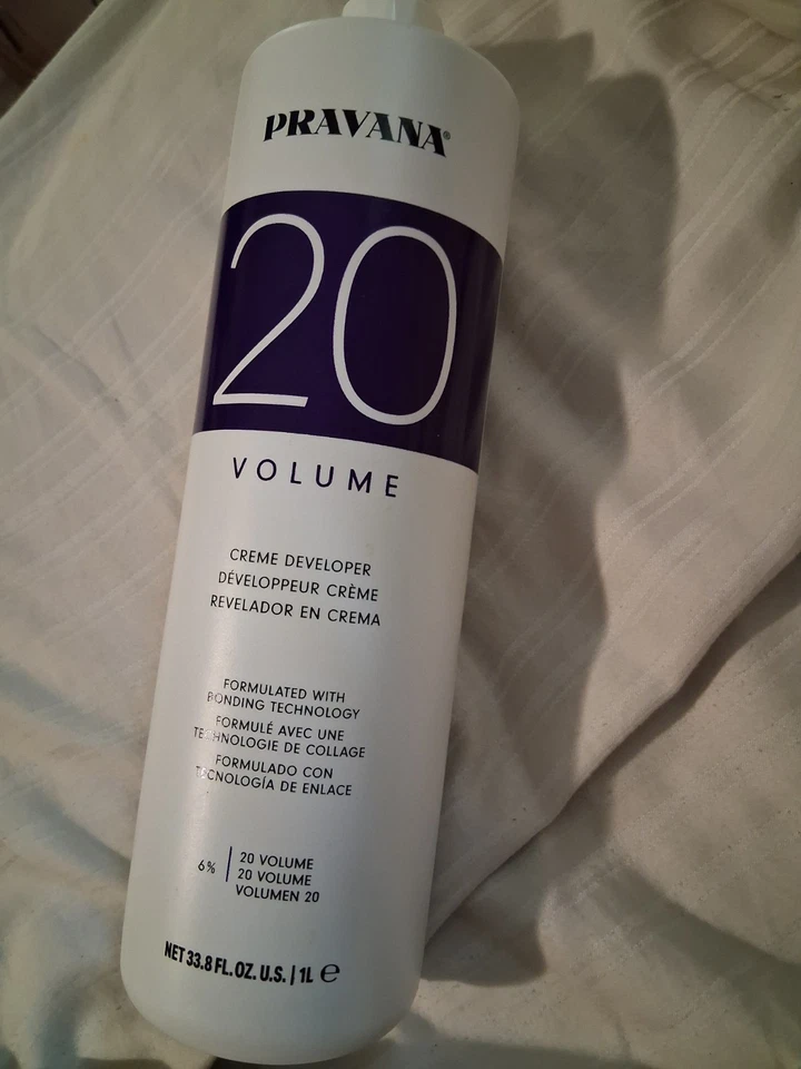 PRAVANA 20 Volume Creme Developer – 33.8 fl oz / 1L – Formulated with Bonding... - Image 1 of 3