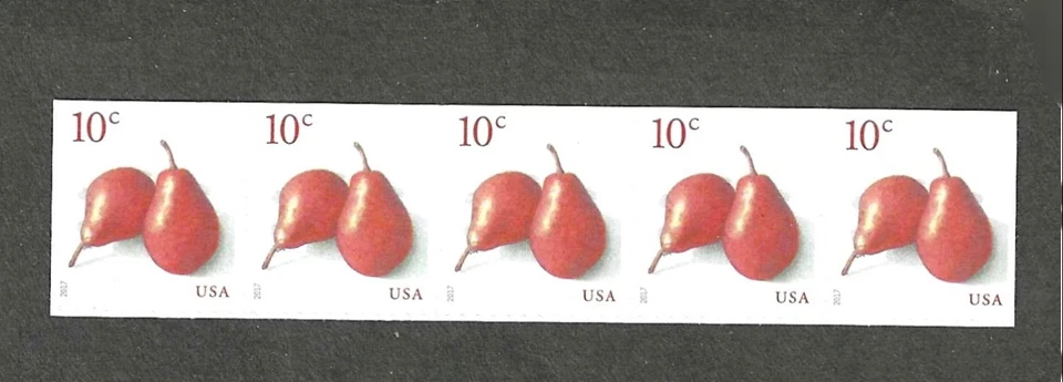 #5039 10c 红色珍珠线圈/5 全新无标签 — 第 1/1 张图片