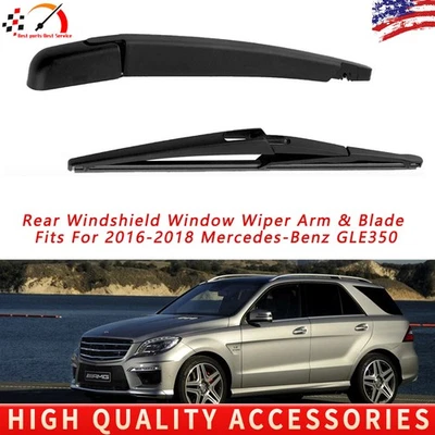 Rear Windshield Window Wiper Arm & Blade Fits For 2016-2018 Mercedes-Benz GLE350 Foto 1 de 4