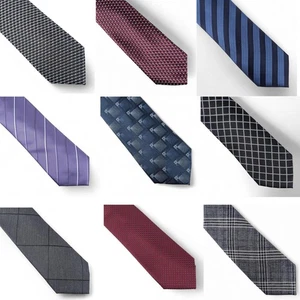 Alfani Men's Slim Necktie 2.75" Modern Width Tie – Assorted Colors & Patterns - Picture 1 of 400