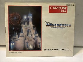 disney adventures in the magic kingdom nes Manual Only