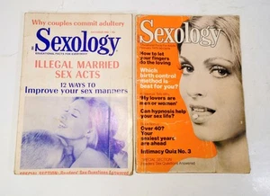 Vintage Sexology Magazines Vintage 1960's Lot Of 3 -VG - Picture 1 of 7