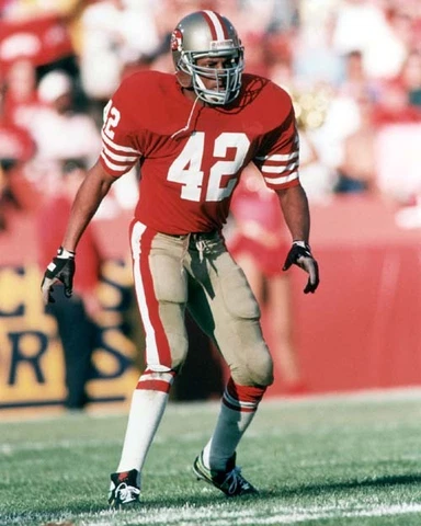 San Francisco 49ers RONNIE LOTT Glossy 8x10 Photo Football Print Poster HOF 2000 Cover