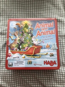 Animal Upon Animal Edición Navidad Apilamiento Destreza Juego **NUEVO + PRECINTADO** - Imagen 1 de 2