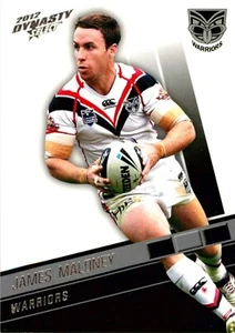 2012 NEW ZEALAND WARRIORS NRL Card JAMES MALONEY - Picture 1 of 2