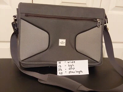 the sharper image microfiber laptop bag - Image 1 of 4