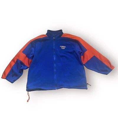 Chaqueta De Colección Florida Gators Para Hombre Azul Naranja Cremallera Completa Vellón 2XL XXL College UF Foto 1 de 4