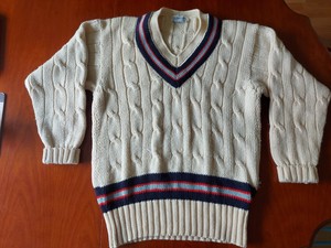 Cricket Sweater in Cricket Whites 