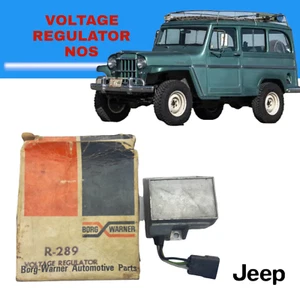 Voltage Regulator NOS Borg Warner R-289 Fits Willys Jeep Wagoneer 1962 – 1971 - Picture 1 of 7