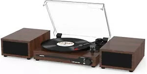 Reproductor de discos de vinilo con altavoz externo y conexión Bluetooth - Imagen 1 de 3
