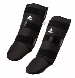 Adidas Schienbein-Spannschutz Stoff schwarz, adiGSS013. Kickboxen, Thaiboxen,MMA - Bild 1 von 5