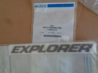 Ford 1999 2000 2001 "Explorer" cola/puerta levadiza emblema F87Z-7842528-VAE OEM NUEVO Foto 1 de 3