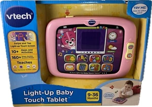 VTech Light-Up Baby Touch Tablet Electronic Educational Learning 9M-3Yrs, Pink - Picture 1 of 13