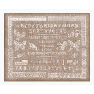 Le Bonheur des Dames Kreuzstich Set "Alphabet", Zählmuster, 36,5x49cm - Bild 1 von 1