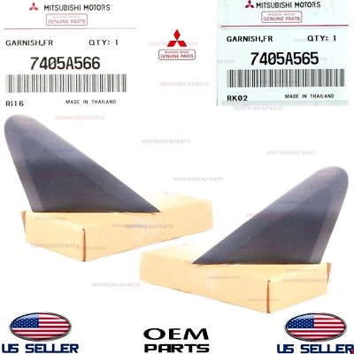 Genuine OEM Fender Pillar Trim Molding Garnish Set Left & Right 2014-2024 Mirage - Image 1 of 4