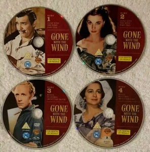 Gone With The Wind : Collector's Edition  (DVD, 2006, 4-Disc Set, R2) DISCS ONLY - Picture 1 of 2