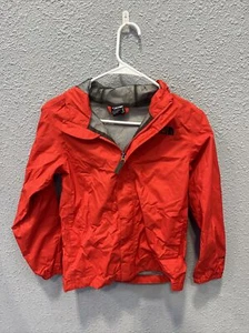 North Face Jacke Jungen mittelblau TNF Windbreaker mit durchgehendem Reißverschluss und Kapuze Jugend - Bild 1 von 3