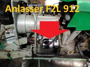 Anlasser Getriebeanlasser Traktor Deutz F2L912 Motor Starter Schlepper F2 L 912 - Bild 1 von 5