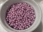 1500pcs 6mm Acrylic Faux Imitation Pearl Round Beads Lilac Light Purple A07