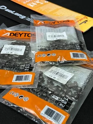 DEYTOS Schwert + 3x Sägekette für STIHL Motorsäge Kettensäge 12" 30cm