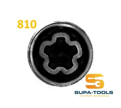 Audi Radsicherung Felgenschloss 810 Code L Schlüssel Nuss Wheel Lock Key - Bild 1 von 3