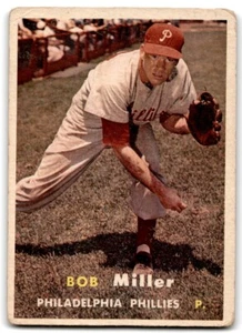 1957 Topps Bob Miller Philadelphia Phillies #46 - Picture 1 of 2