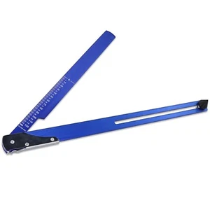 Heavy Duty Motorcycle Sag Scale Tool - Foldable Suspension Adjuster - MX 08-0613 - Picture 1 of 7