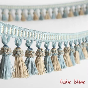 Curtain Tassel Edging Sewing Trims Upholstery Fabric DIY Cushion Decor Home Long - Picture 1 of 9