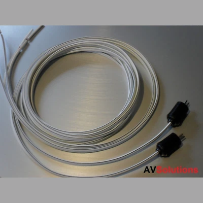 AV SOLUTIONS B&O Cavi Altoparlanti Alta Qualità Spine DIN 2 Pin - Coppia per Bang & Olufsen - 2 M