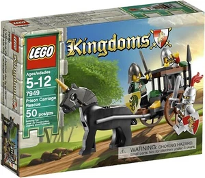 LEGO CASTLE KINGDOMS 7949 GEFÄNGNISWAGEN RETTUNG VINTAGE SET NEU IN VERSIEGELTER BOX - Bild 1 von 1