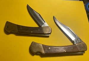 Lot (2) Congress Knives (1) 5” “Super Edge” & (1) “SHARP” 4” Both Used As Shown - Picture 1 of 11