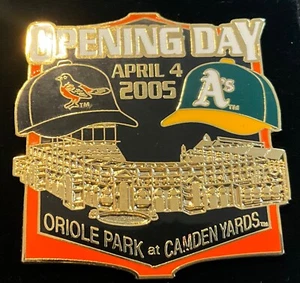 Baltimore Orioles vs Oakland Athletics A’s  2005 Opening Day  Collector  Pin - Picture 1 of 1