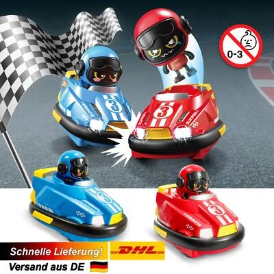 2er Set Ferngesteuerte Stunt Autos | Autoscooter Super Bumper Car Boxauto EAXUS® - Bild 1 von 4