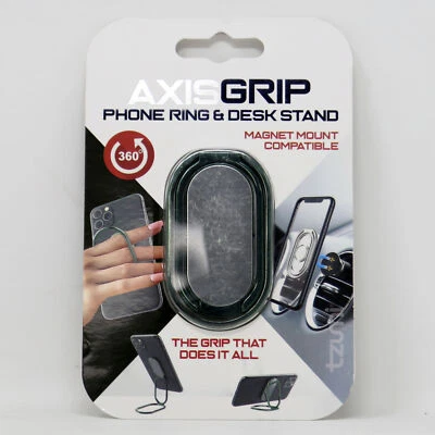 Tzumi Axis Grip - Universal Smartphone Ring Holder & Desk Stand with 360° Rotati - Image 1 of 2